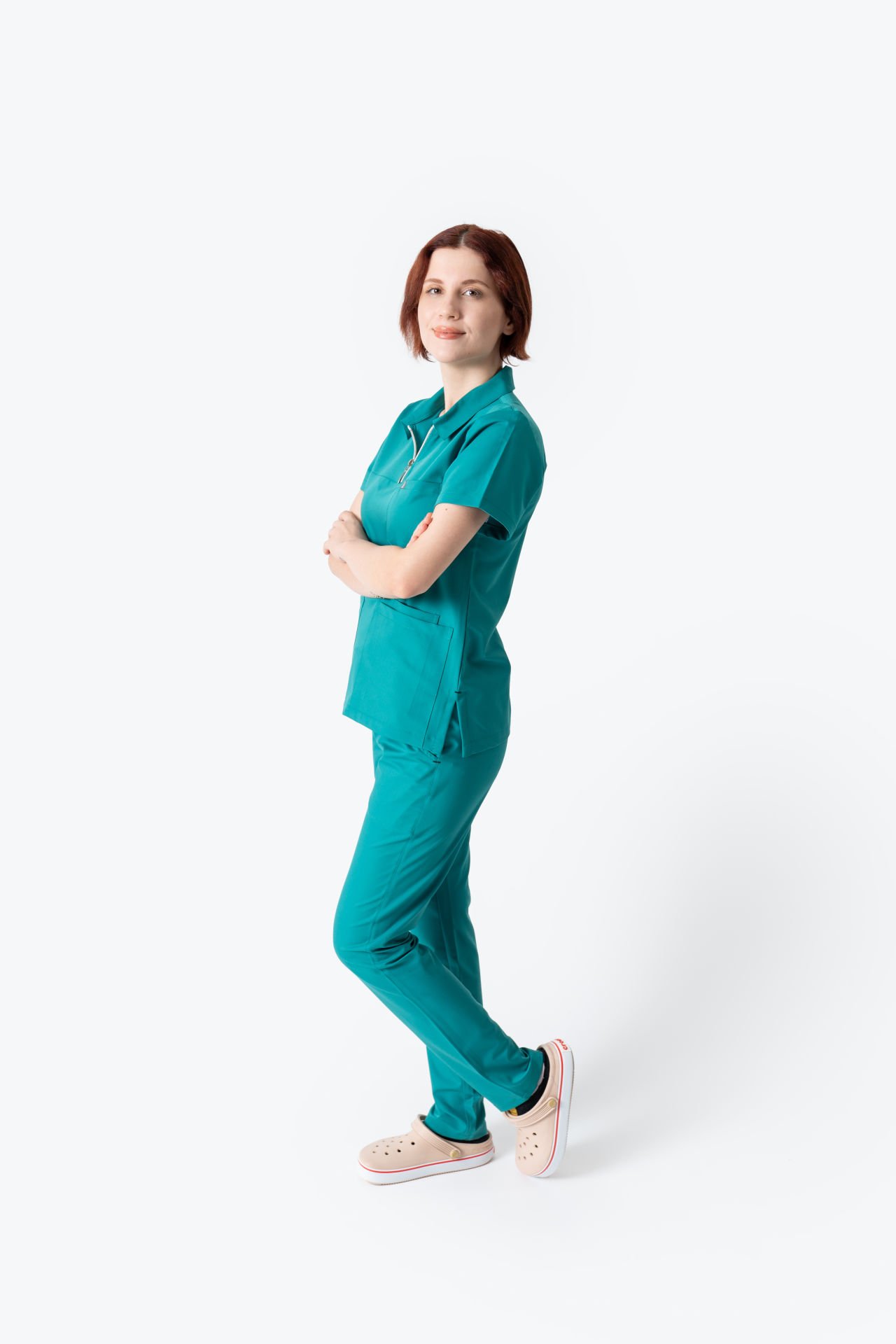 960 Benetton Yeşili Polo Yaka Fermuarlı Takım