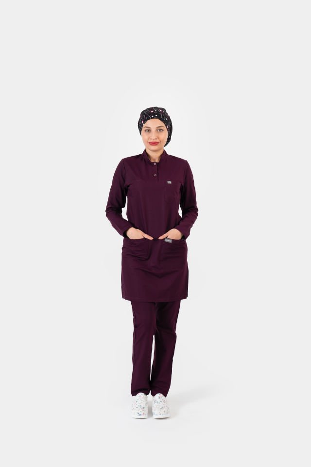 802 Mürdüm Tesettür Model Takım