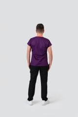 925 Mürdüm Likralı Viscon Erkek Tek Üst