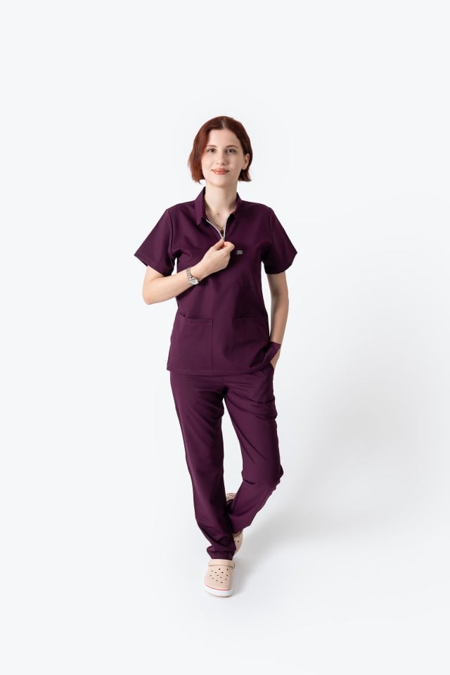 960 Mürdüm Polo Yaka Fermuarlı Takım