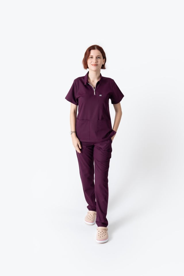 960 Mürdüm Polo Yaka Fermuarlı Takım