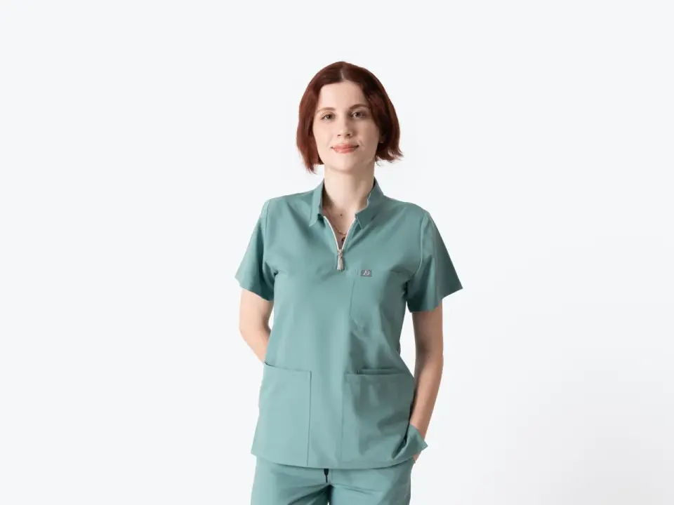 960 Küf Yeşil Likralı Viscon Tek Üst