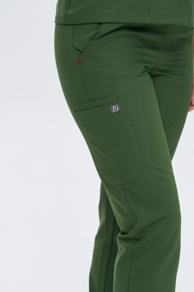 930 Kına  Yeşil Gizli Çıtçıtlı Likralı Viscon Takım(Pantolon Kargo Cep)