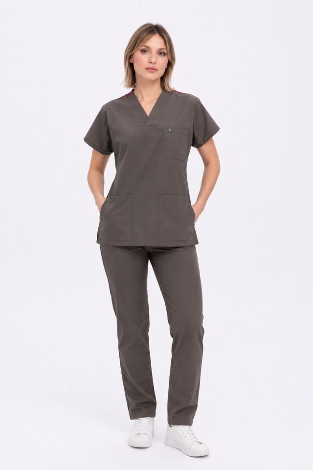 925 Likralı Viscon Takım Açık Kahverengi ( Unisex )