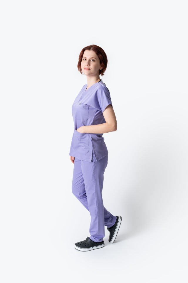 925 Açık Lila Likralı Viscon Takım