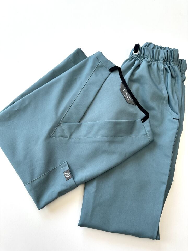 925 Antrasit Mavi Likralı Viscon Takım