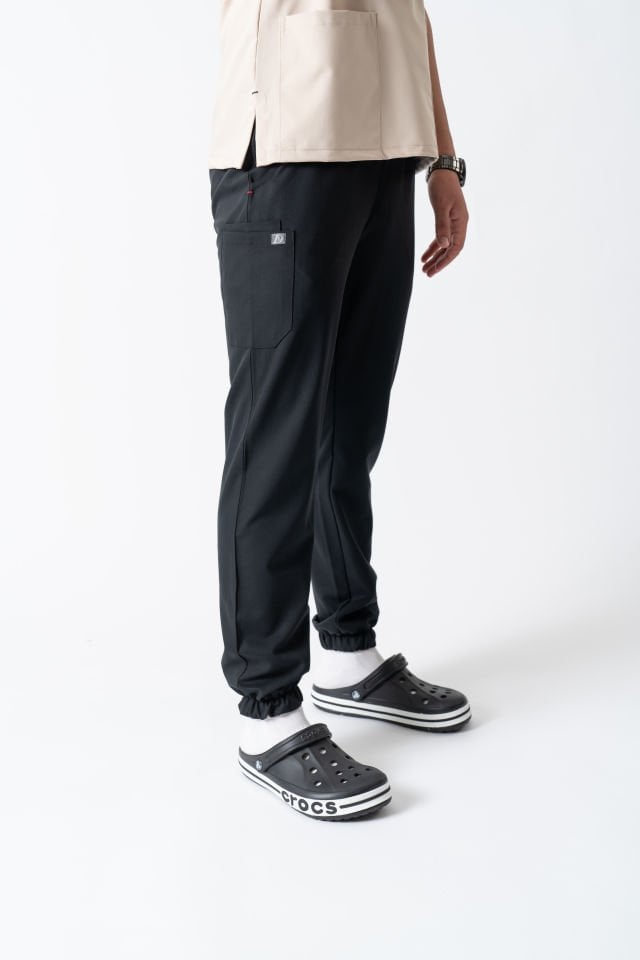 640 Siyah Jogger Model Tek Pantolon